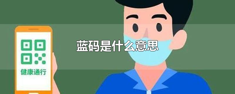 蓝码是什么意思